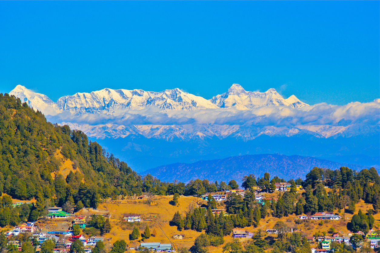 Mukteshwar mountain landscape