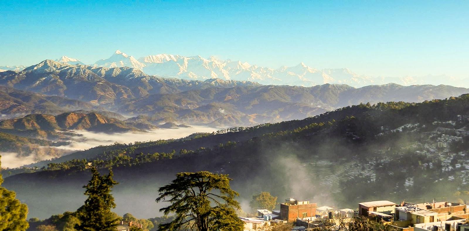 Ranikhet hill landscape