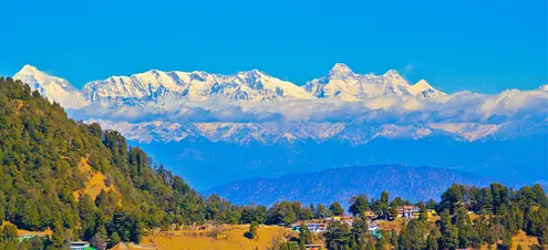 Mukteshwar mountain landscape