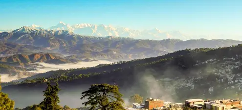 Ranikhet hill landscape
